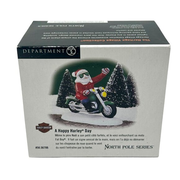 Department 56 North Pole Series "A Happy Harley Day" - Vintage - 1999 - Picture 7 of 10